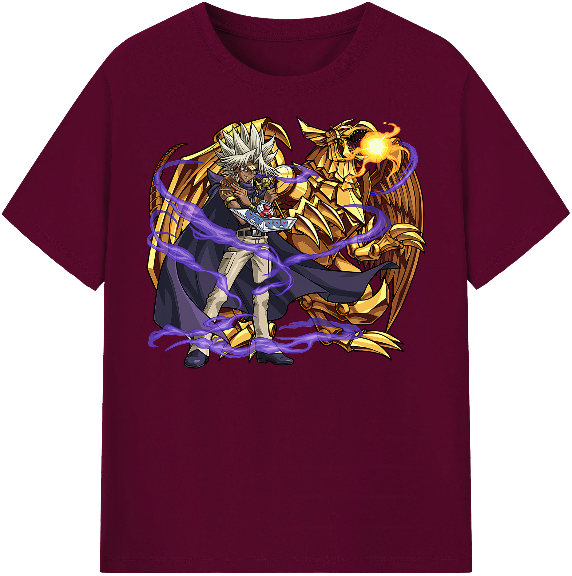 （画像用） 遊☆戯☆王 Yu-Gi-Oh! レディースカジュアルプリントTシャツ（綿100％）